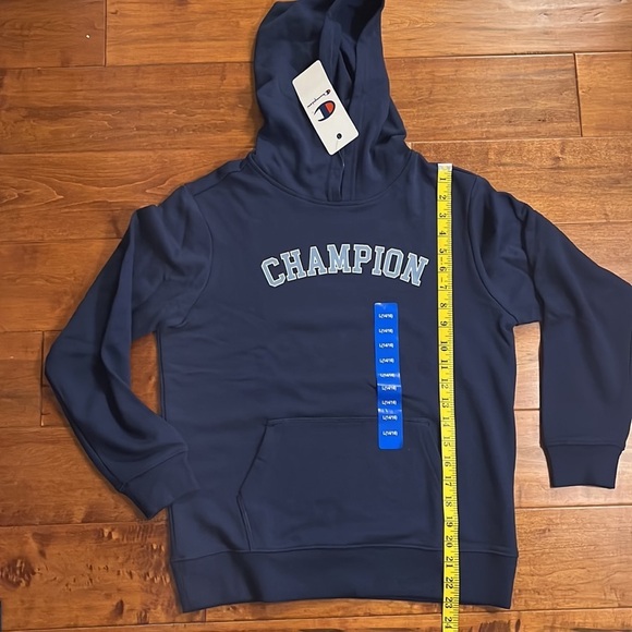 NWT Champion hoodie navy color Size L - Picture 4 of 9